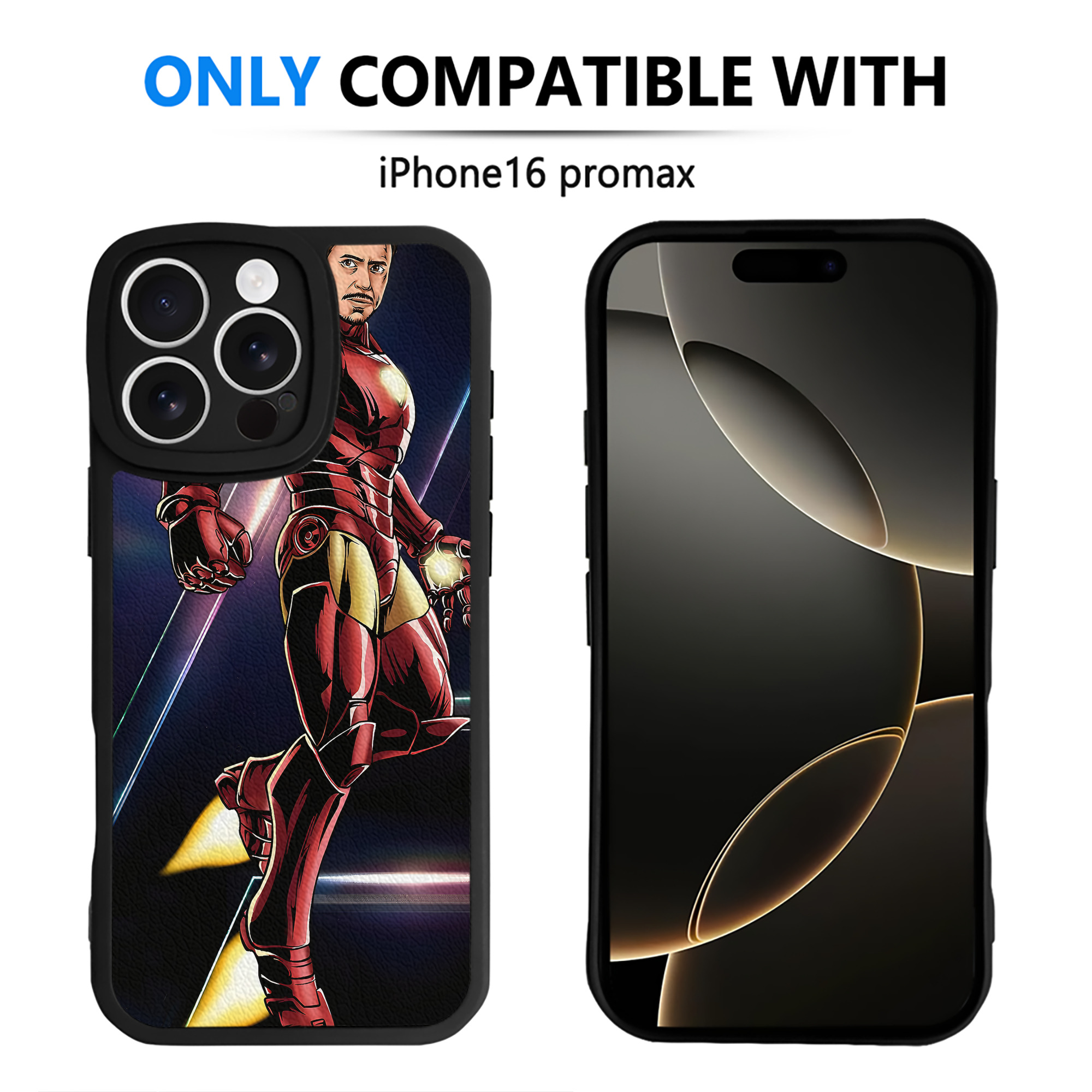 （画像用） アベンジャーズ The Avengers 【iPhone 16シリーズ対応】シリコンスマホケース（レザー調） 材質：シリコン